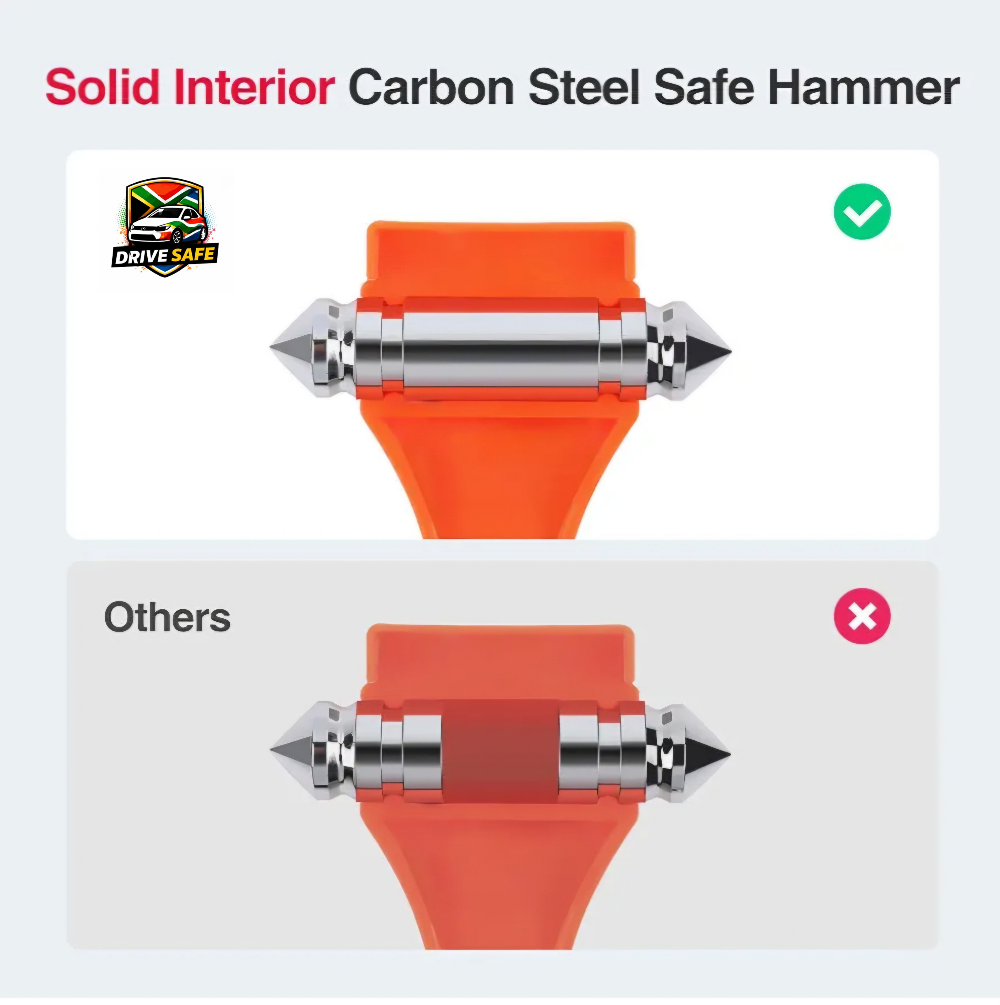 Drive Safe™ – Never Be Trapped (Car & Home Emergency Glass Breaker)